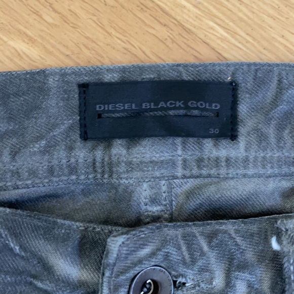 Diesel Black Gold washed Grey Jeans - Size 30 - Picture 4 of 5